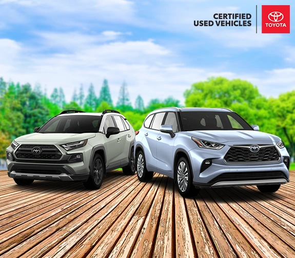 Toyota certified pre-owned vehicles