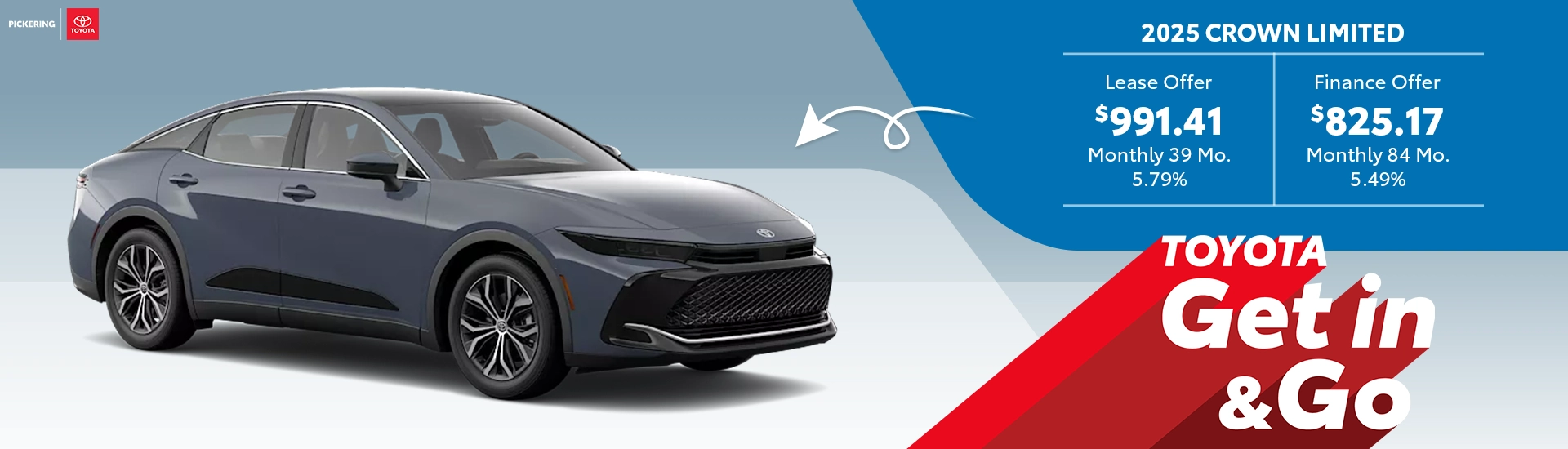 Get in & Go 2025 Crown Limited Deals @ Pickering Toyota