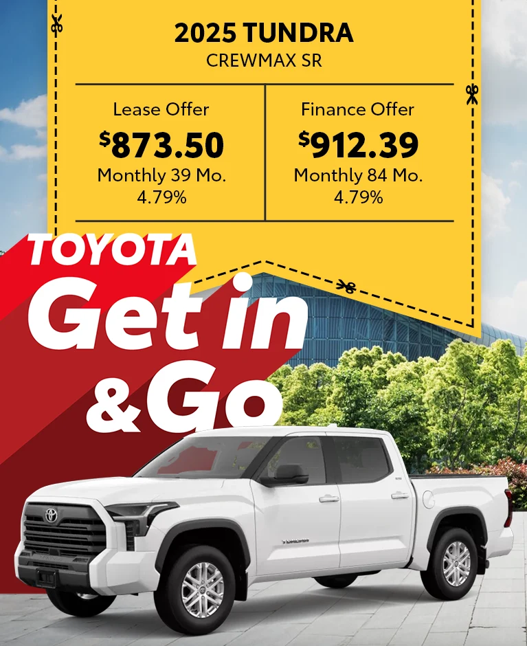 Get in & Go 2025 Toyota Tundra CrewMax SR Deals @ Pickering Toyota