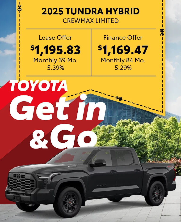 Get in & Go 2025 Toyota Tundra Hybrid CrewMax Limited Deals @ Pickering Toyota
