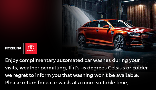 Pickering Toyota Car Wash Service