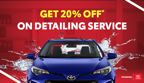 Get 20 Off* on Detailing Service