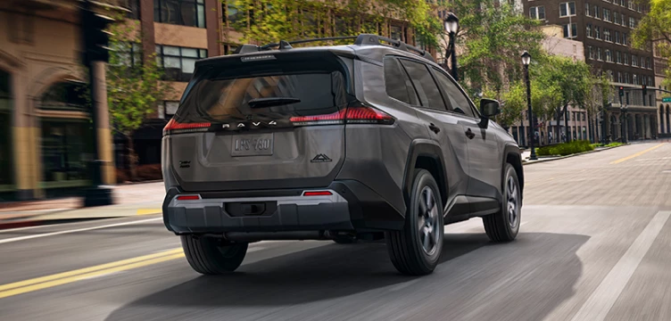 2026 Toyota RAV4 on road accelaration